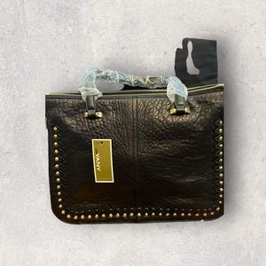 NWT OrYany Black Leather Tote